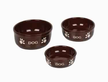 73433 NOBBY Dog ceramic bowl "DOG" -  - PetsOffice