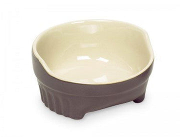 73435 NOBBY Dog ceramic bowl "STYLE" grey / beige Ø11,5 X 4,5 cm -  - PetsOffice