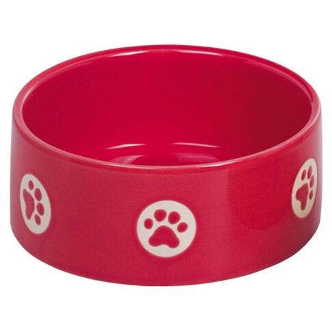 73620 NOBBY Ceramic bowl "TASSU" red Ø 15,0 X 6,0 cm -  - PetsOffice