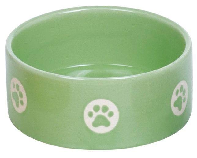 73621 NOBBY Ceramic bowl "TASSU" green Ø 15,0 X 6,0 cm -  - PetsOffice