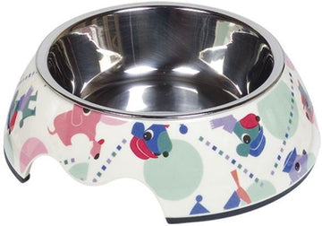 73680 NOBBY Melamine bowl "Dog"  S: 14 x 4,5 cm, 160 ml -  - PetsOffice