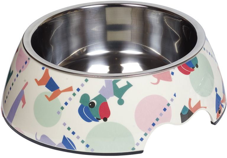 73682 NOBBY Melamine bowl "Dog"  L: 22 x 7,5 cm, 700 ml -  - PetsOffice