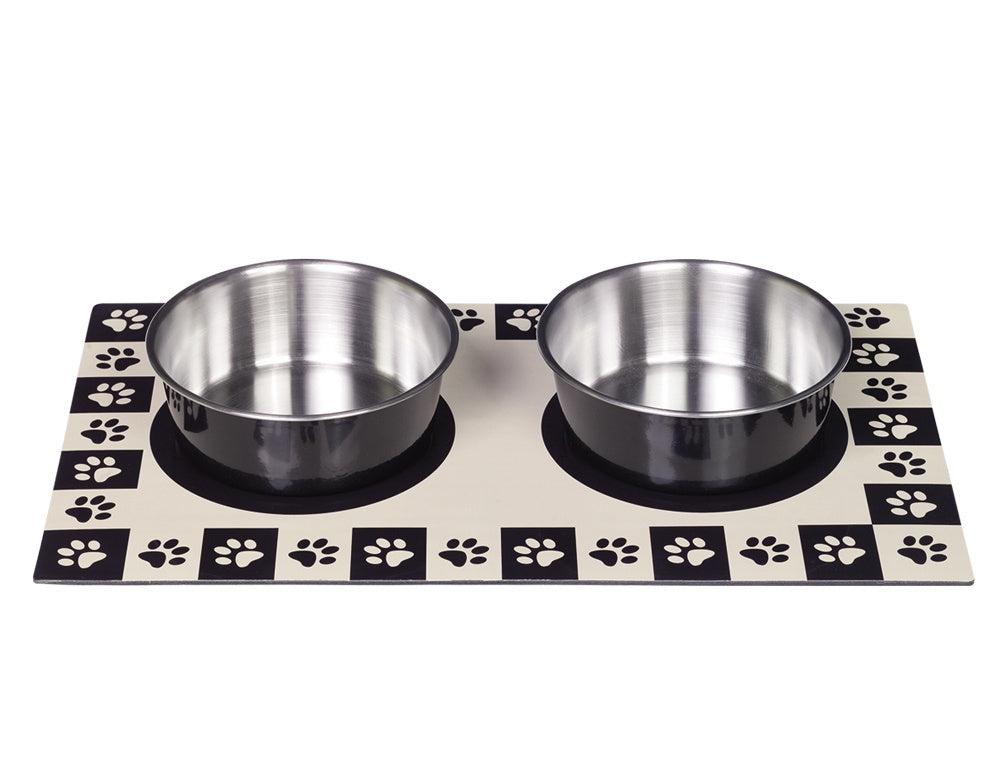 73817 NOBBY Magnetic Set L black 2 x 16 cm 0,92 ltr -  - PetsOffice
