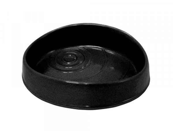 73853 NOBBY Melamine dish "Water" black 18,5 x 15 x 5cm, 0,35 ltr