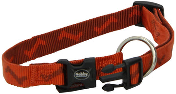 74751-80 NOBBY Collar "Soft Bone" terracotta l: 50-65 cm; w: 25 mm -  - PetsOffice