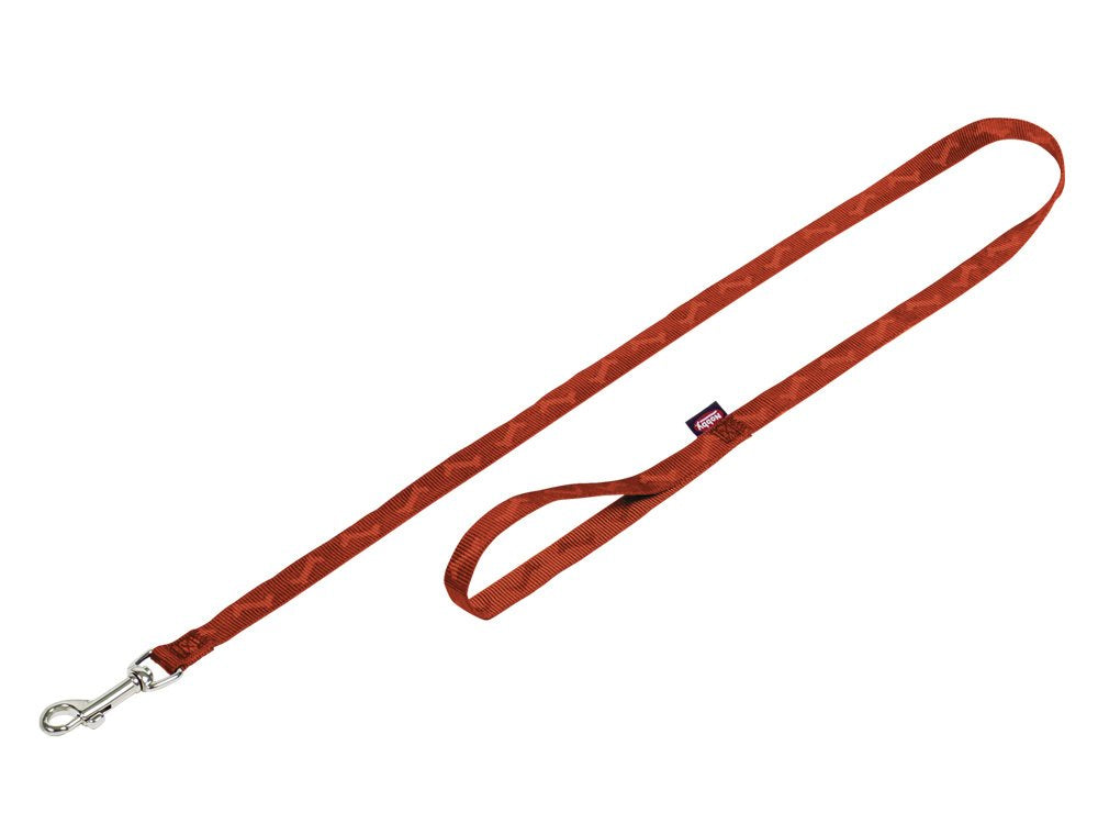 74752-80 NOBBY Leash "Soft Bone" terracotta l: 120 cm; w: 25 mm -  - PetsOffice
