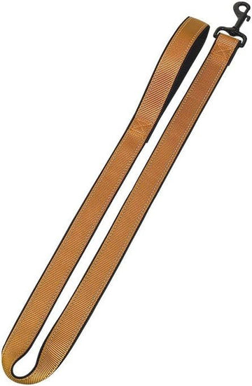 74785-08 NOBBY Leash "Classic Reflect SOFT" gold/black l: 120 cm; w: 10/15 mm -  - PetsOffice