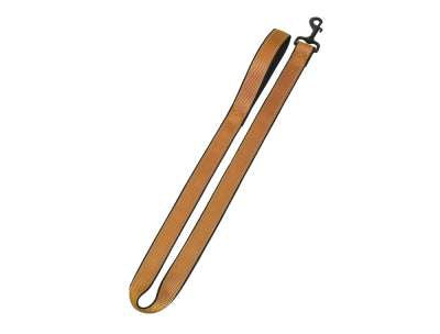 74788-08 NOBBY Leash "Classic Reflect SOFT" gold/black l: 120 cm; w: 25/30 mm -  - PetsOffice