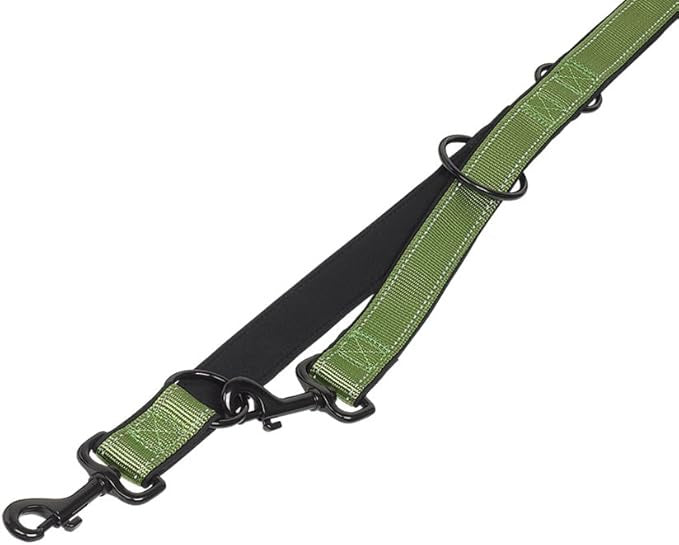 74791-41 NOBBY Training leash "Classic Reflect SOFT" pastel green/black l: 200 cm; w: 20/25 mm -  - PetsOffice