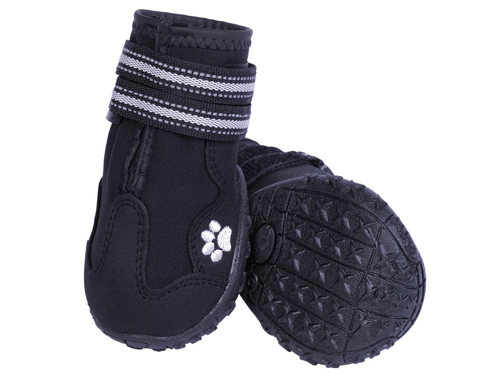 75983-05 NOBBY Dog boot "Runners" 2 pcs black size: L (6) , l: 70 mm; w: 61 mm -  - PetsOffice
