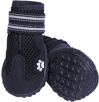 75994-05 NOBBY Dog boot "Runners Mesh" 2pcs black size: XL (7) , l: 71 mm; w: 66 mm -  - PetsOffice