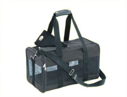 76214 NOBBY Carrier bag nylon black l x w x h: 55 x 30 x 30 cm -  - PetsOffice