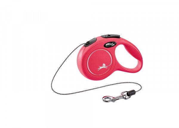 76890 Flexi NEW CLASSIC XS Cord Red CORD 3 m -  - PetsOffice