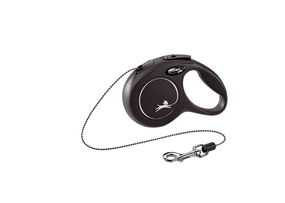 76892 Flexi NEW CLASSIC XS Black CORD 3m / CORD 3 m -  - PetsOffice