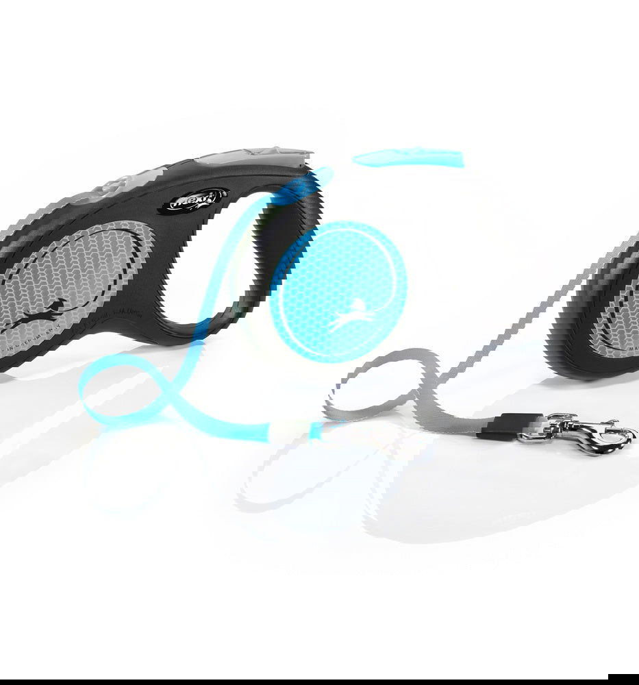 76995 Flexi New Neon Special Edition neon-blue TAPE 5m / TAPE 5 m -  - PetsOffice