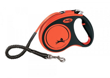 77569 Flexi XTREME M black/orange TAPE 5 m -  - PetsOffice