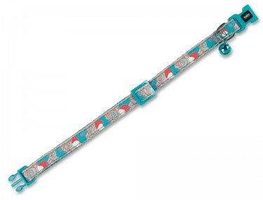 77902 NOBBY Cat collar "HEART" turquoise -  - PetsOffice