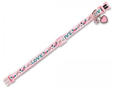 77906 NOBBY Cat collar "LOVE" pink -  - PetsOffice