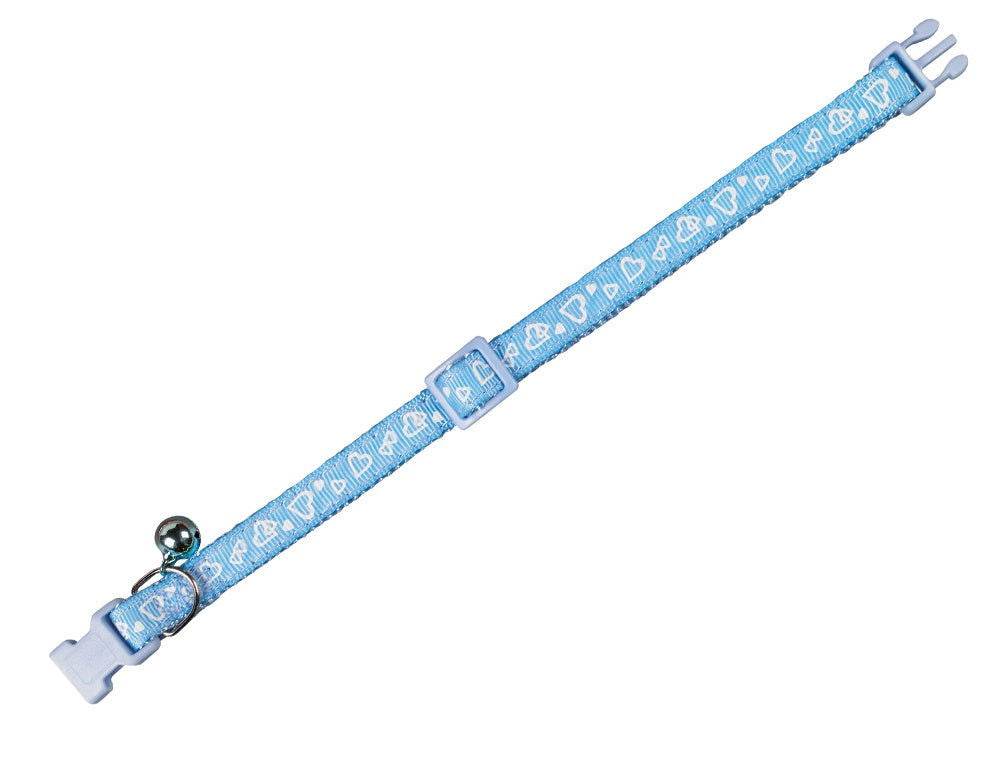 78066-06 NOBBY Cat collar Heart light blue -  - PetsOffice