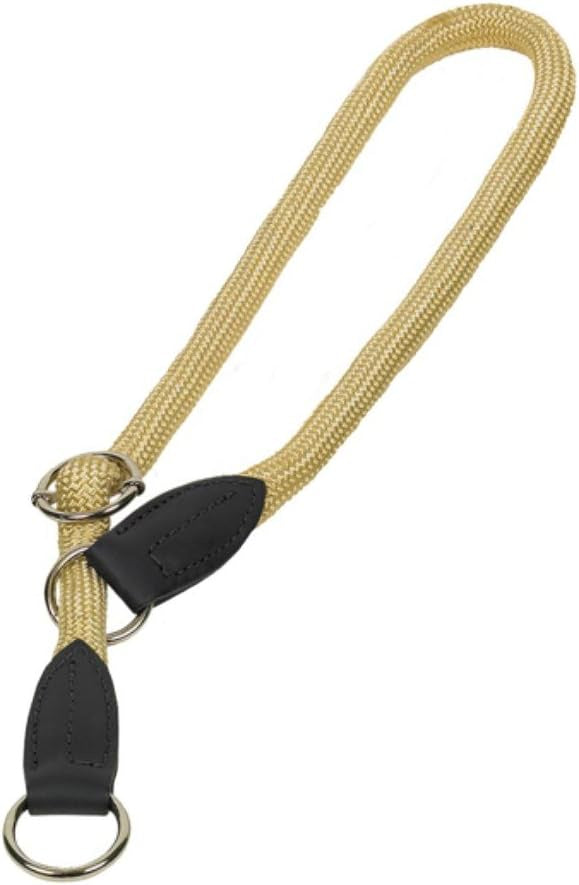 78181-36 NOBBY Choke with stopper "FUN ROYAL" beige l:50cm; w:9mm -  - PetsOffice