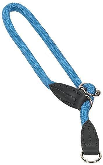 78182-32 NOBBY Choke with stopper "FUN ROYAL" light blue l: 60 cm; w: 13 mm -  - PetsOffice