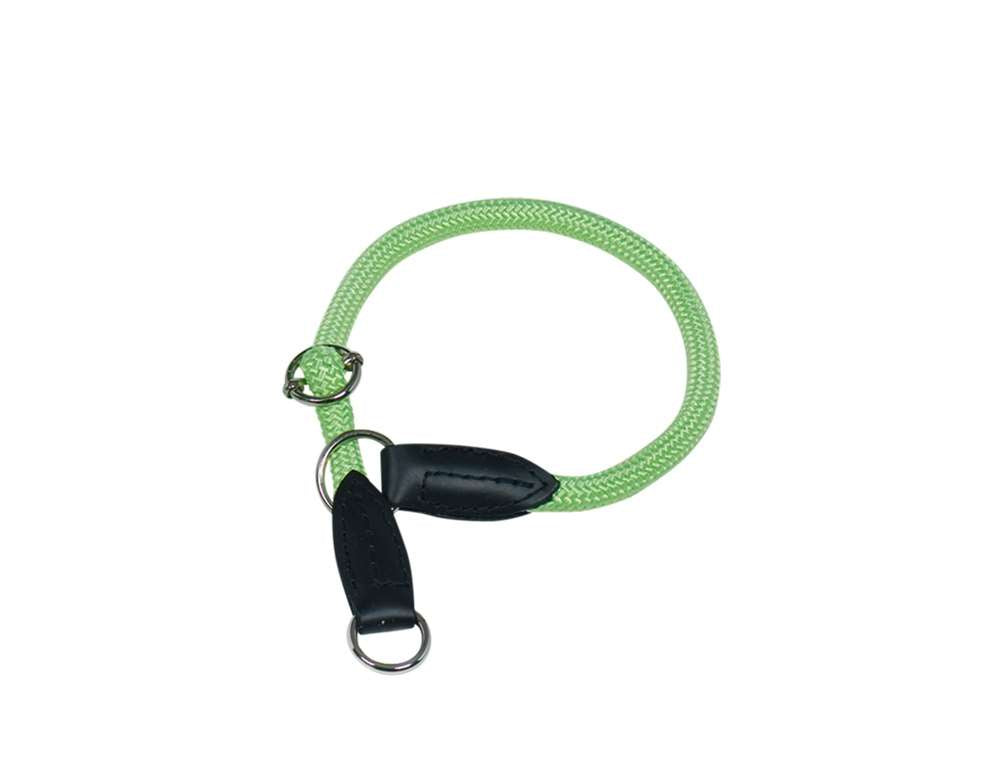 78182-39 NOBBY Choke with stopper "FUN ROYAL" neo green l: 60 cm; w: 13 mm -  - PetsOffice