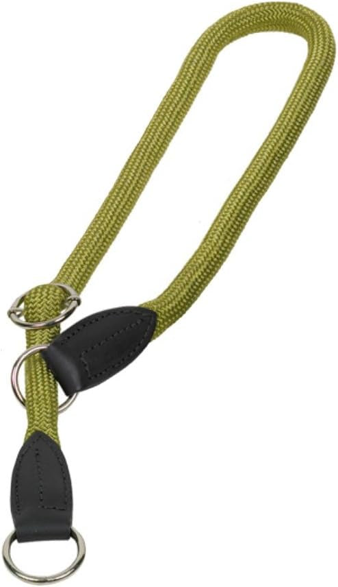 78182-79 NOBBY Choke with stopper "FUN ROYAL" olive green l: 60 cm; w: 13 mm -  - PetsOffice