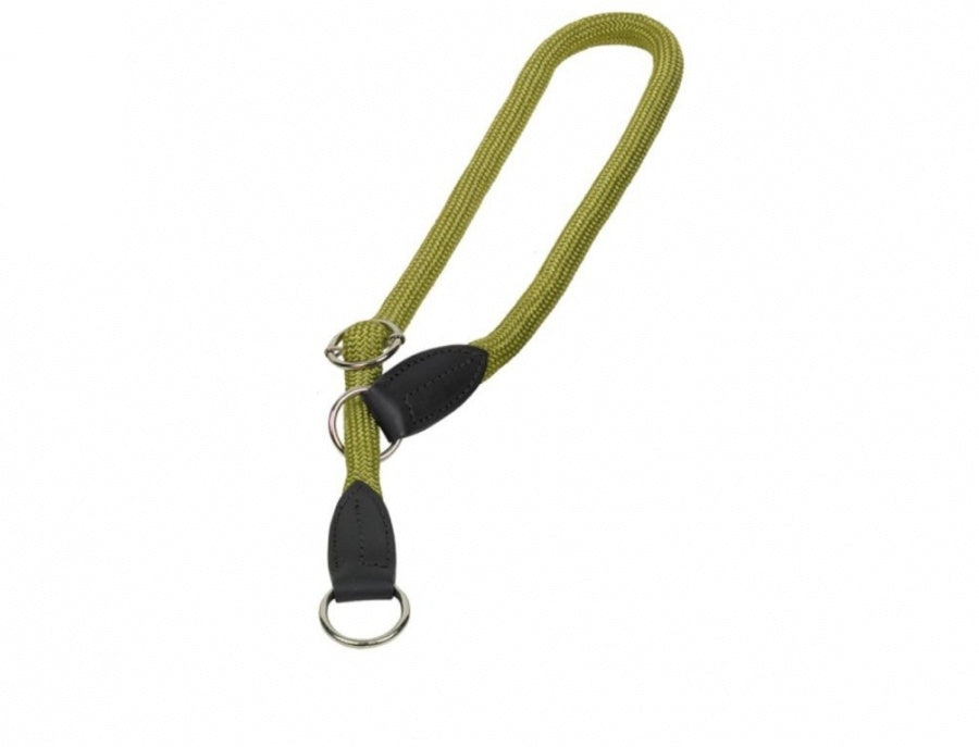 78183-79 NOBBY Choke with stopper "FUN ROYAL" olive green l:70 cm; w: 13 mm -  - PetsOffice