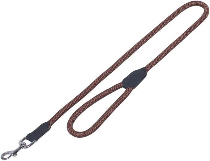 78185-23 NOBBY Leash "FUN ROYAL" brown l: 120 cm; w: 9 mm -  - PetsOffice