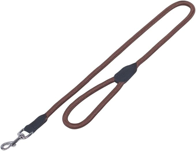 78185-23 NOBBY Leash "FUN ROYAL" brown l: 120 cm; w: 9 mm -  - PetsOffice