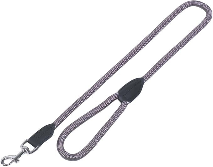 78185-81 NOBBY Leash "FUN ROYAL" grey l: 120 cm; w: 9 mm -  - PetsOffice
