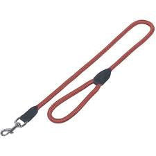 78186-80 NOBBY Leash "FUN ROYAL" terracotta l: 120 cm; w: 13 mm -  - PetsOffice