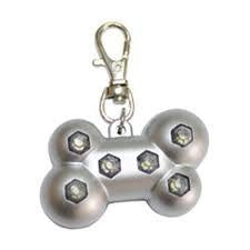 78216 NOBBY Flashing Pet Tag "Blinking Bone" -  - PetsOffice