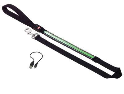 78229-35 NOBBY Leash "FLASH MESH" green l: 120 cm; w: 25mm -  - PetsOffice