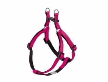 78506-77 NOBBY Harness "Soft Grip" fuchsia / black chest: 30-40 cm; w: 10 mm -  - PetsOffice