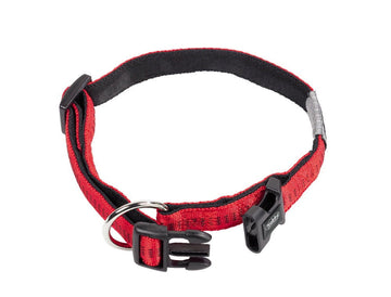 78510-01 NOBBY Collar "Soft Grip" red l: 25/35 cm; w: 15 mm / 37 / l: 25/35 cm; w: 15 mm -  - PetsOffice