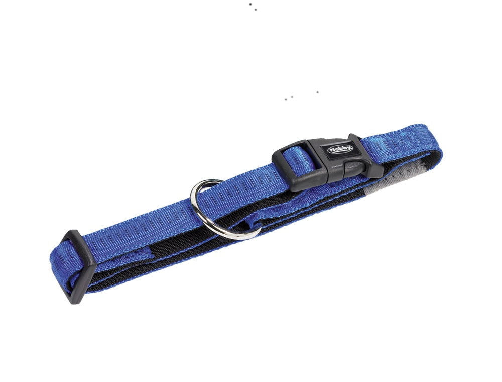 78510-06 NOBBY Collar "Soft Grip" blue l: 25/35 cm; w: 15 mm -  - PetsOffice