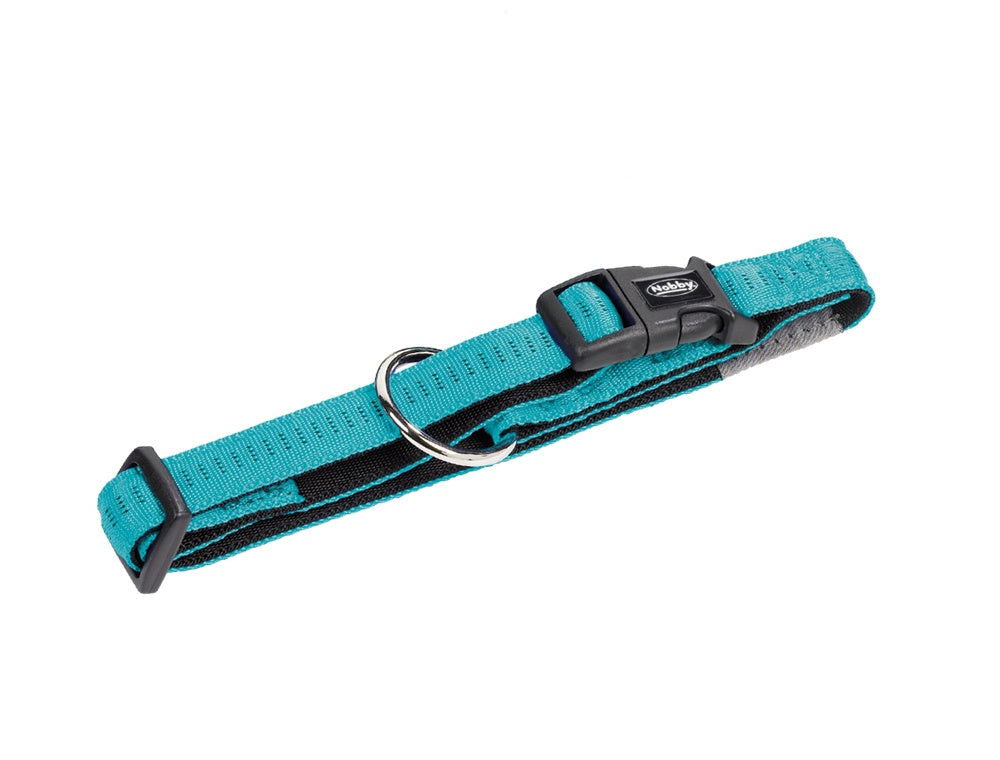 78510-34 NOBBY Collar "Soft Grip" turquoise l: 25/35 cm; w: 15 mm -  - PetsOffice
