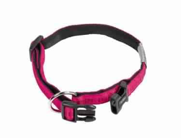 78510-77 NOBBY Collar "Soft Grip" fuchsia / black l: 25/35 cm; w: 15 mm -  - PetsOffice