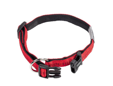 78513-01 NOBBY Collar "Soft Grip" red l: 50/65 cm; w: 25 mm -  - PetsOffice