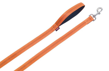 78514-04 NOBBY Leash "Soft Grip" orange l: 120 cm; w: 15 mm -  - PetsOffice