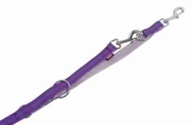 78517-38 NOBBY Training leash "Soft Grip" purple l: 200 cm; w: 15 mm -  - PetsOffice
