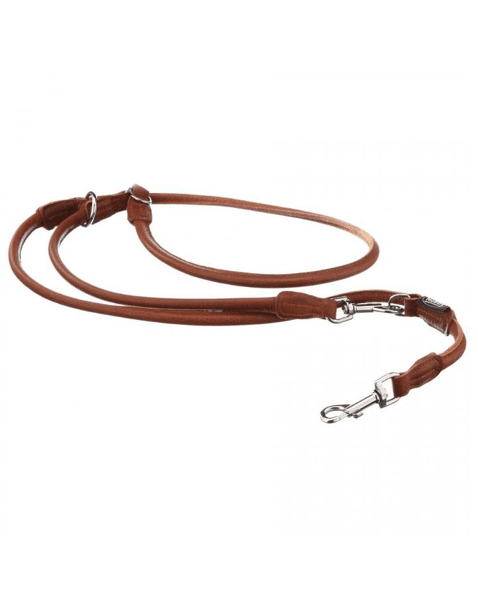 78781-23 NOBBY Training leash elk leather -  - PetsOffice