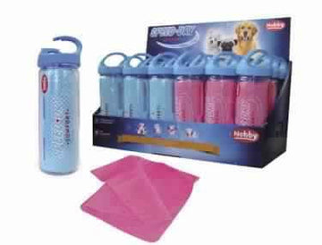 79088 NOBBY Towel "SPEED DRY COMFORT" lightblue; pink 66 x 43 cm -  - PetsOffice