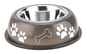 79097-05 NOBBY Bowl "NICE DINER" Brown/Black 35 cm 0.35 L 19 cm 0.35 L -  - PetsOffice