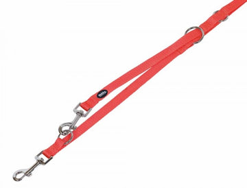 79101-63 NOBBY Training leash "Classic" coral l: 200 cm; w: 25 mm