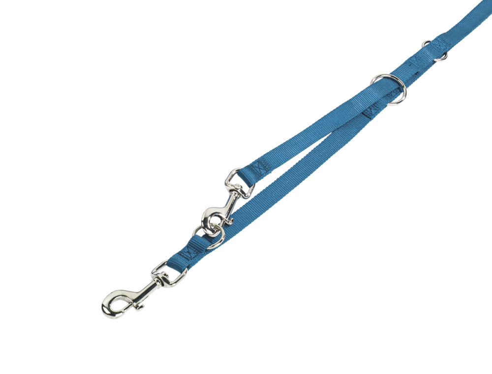 79102-32 NOBBY Training leash "Classic" light blue l: 200 cm; w: 10 mm -  - PetsOffice
