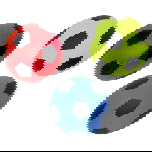 79452 NOBBY Foam rubber Football assorted 5,7 cm -  - PetsOffice