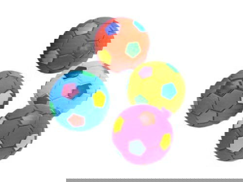 79666 NOBBY Rubber footballs -  - PetsOffice