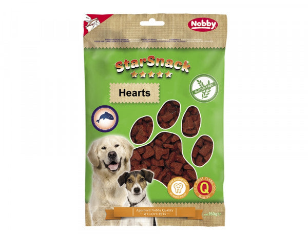 79765 NOBBY StarSnack "Hearts" gluten-free  bag;  150 g - PetsOffice